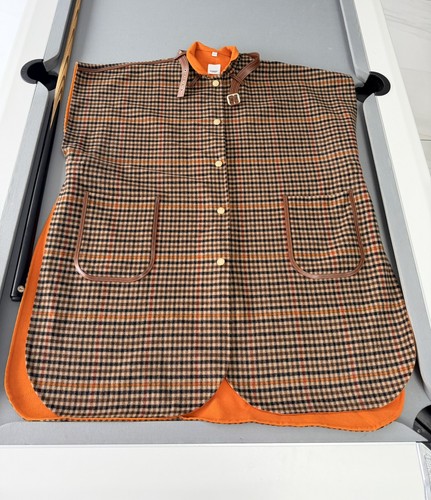Burberry check wool - check, cape