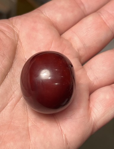 Antique cherry amber bakelite - cherry,