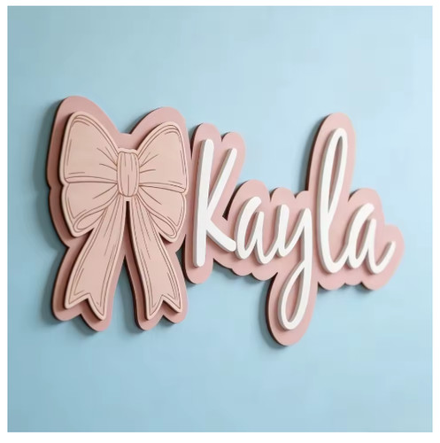 Personalised wooden name - wooden,
