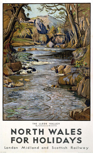 Vintage north wales art - vintage,