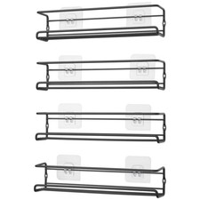 Set of 4 Wall Mounted Metal