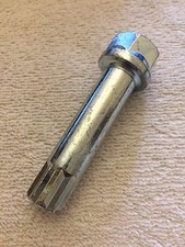 1 X 10 STAR HEAD SLIM LINE TUNER INTERNAL DRIVEN KEY ALLOY WHEELS FITS NISSAN