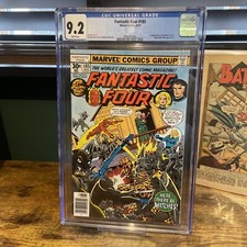 Fantastic Four comic book #185, CGC 9.2 NM-, 1st Appearance Nicholas Scratch