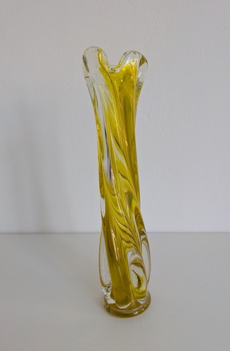 Murano yellow hand - blown, mid
