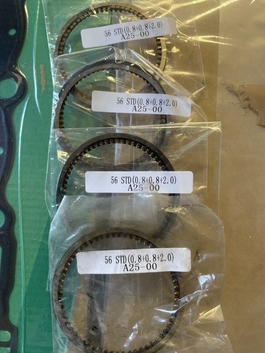 Fzr400 1wg piston ring - piston, set