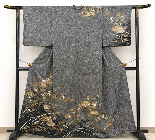 Japanese houmongi kimono silk - houmongi,