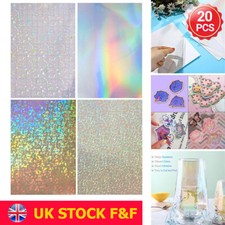 20pcs A4 Holographic Self