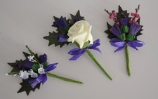 Scottish Thistle buttonhole