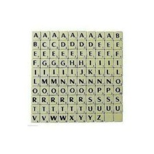 TILES IVORY/BLACK LETTERS FULL