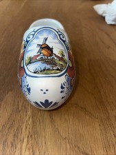 Delft  Dutch Decorative Clog, hand-painted, Stamped On Bottom