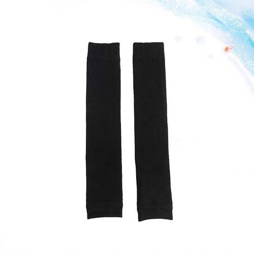 Black long stocking knee - black,