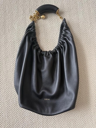 Loewe black leather - loewe,