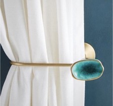 Anthropologie Gold Curtain