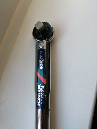 Halfords torque wrench - torque, 1/2