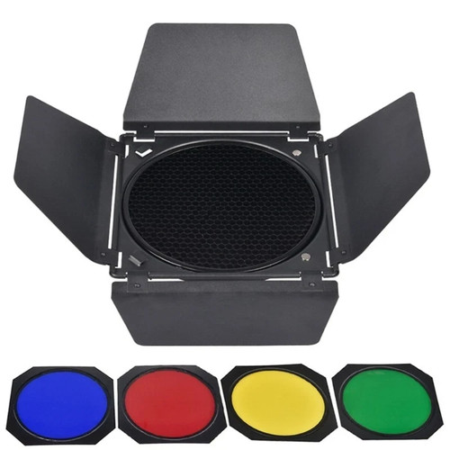 Fovitec barndoors with 4 - fovitec, 7"
