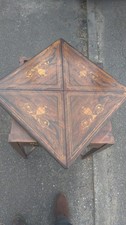Edwardian Mahogany Envelope Inlaid Card Table