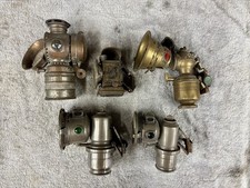 Selection of Vintage Carbide / Acetylene, Bicycle Lamps, Lucas, Monarch, H&C