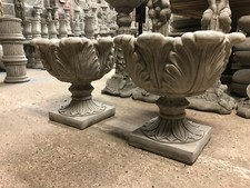 Large tulip planters concrete