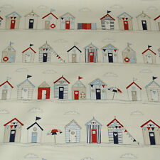 Fryetts Beach Huts Blue 100%