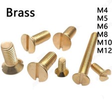 Brass Slotted Countersunk Flat