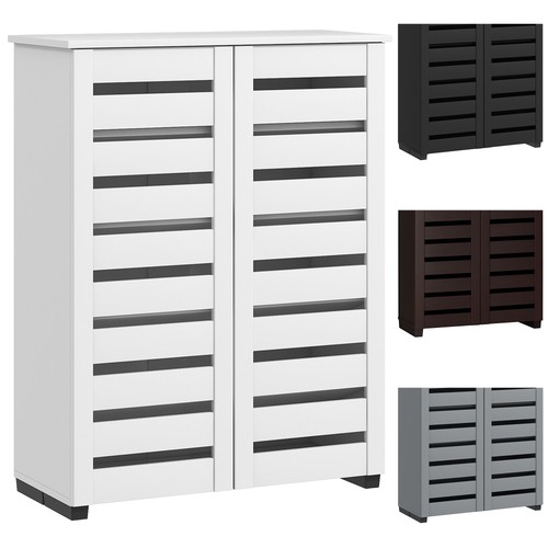 Homcom shoe cabinet with - cabinet,