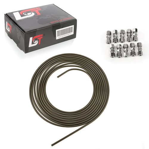 Brake line steel hose - steel, with