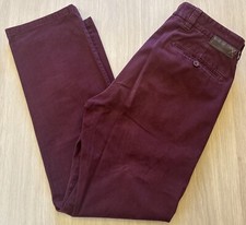 BRAX Chino Trousers Everest MT-WA Stretch Fit Burgundy W33 L30
