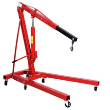 Hydraulic Folding Engine Crane Stand 1 Ton Car Cranes Hoist Lift Jack Workshop