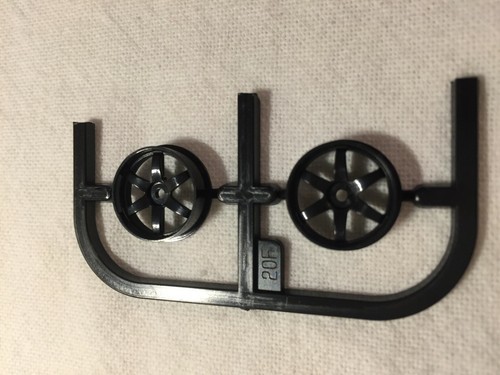 Kyosho dnano black front wheel - black,