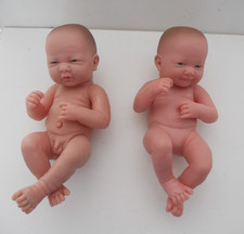 BERENGUER 12"   GIRL & BOY TWIN BABY DOLLS - REBORN      some marks