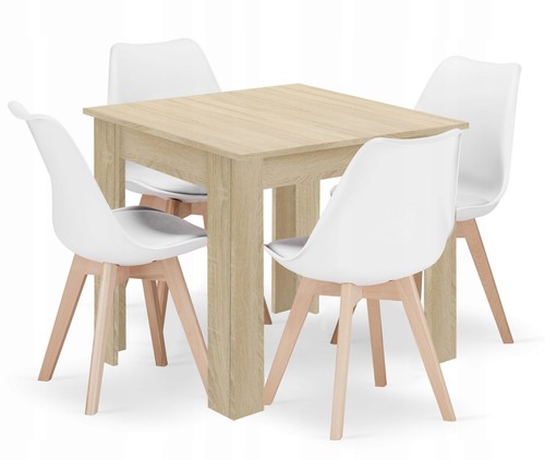 Dining table 80x80 oak - 80x80,