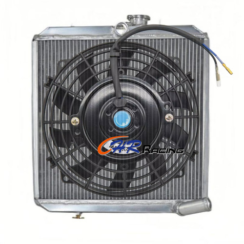 Row alum radiator - 4, +