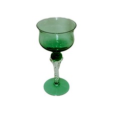 Green Glass Goblet Or Wine