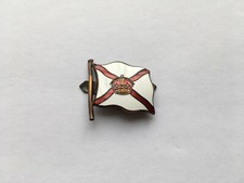 C1920s-30s VINTAGE ROYAL MAIL SHIPPING LINE ENAMEL CAP BADGE