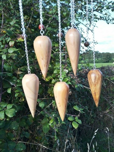 Wooden dowsing pendulum - wooden,