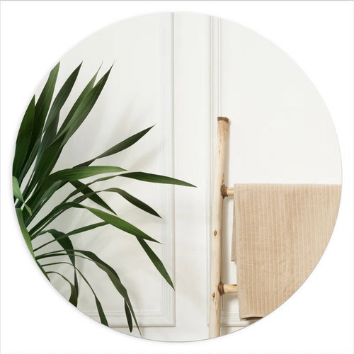 Round wall mounted vanity - round,