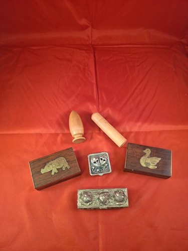 Snuff box pill - box, treen