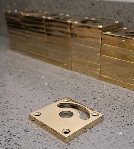 Brass vacant engaged toilet - brass,