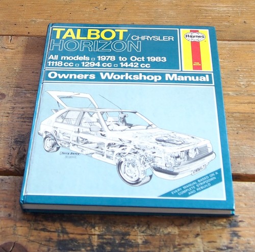 Talbot chrysler horizon - talbot, horizon: