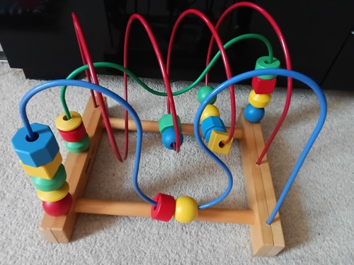 Ikea wooden bead - bead, maze