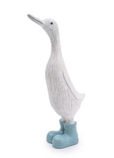 Candlelight 29cm Duck figurine With Light Blue Wellies Home Decor Ornament New