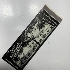 Matchbook Cover Full Length Boines Kent Manor Inn restaurant Wilmington Delaware