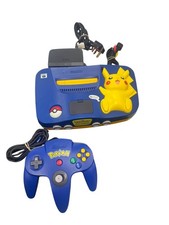 Nintendo 64 Pikachu Edition Console Game Pokémon With Controller