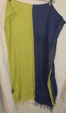 Powder Womens Scarf Green Navy