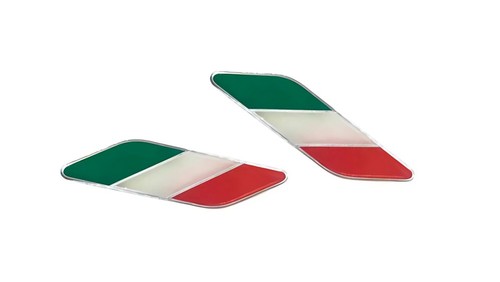Front fender wing badge - fender, set
