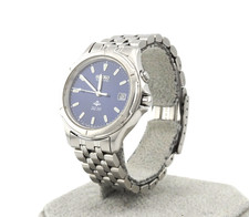 Gents Seiko SQ 50 Kinetic Watch Blue Dial 5M42-0C70 NEW CAPACITOR+GLASS 