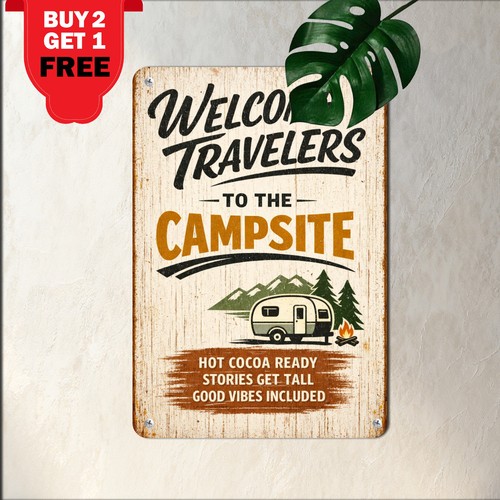 Retro caravan happy - retro, rv