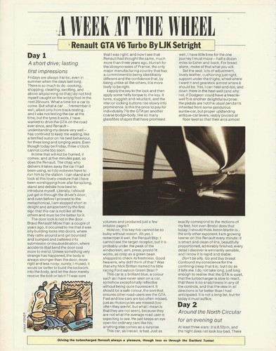 Renault gta turbo original - v6,