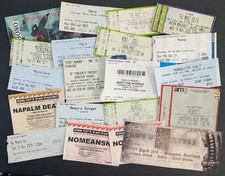 Glasgow/London Gig Tickets Mixed Lot (M-N) - Mars Volta, Mono, Napalm Death
