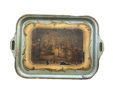 Antique Wooden Butler Serving